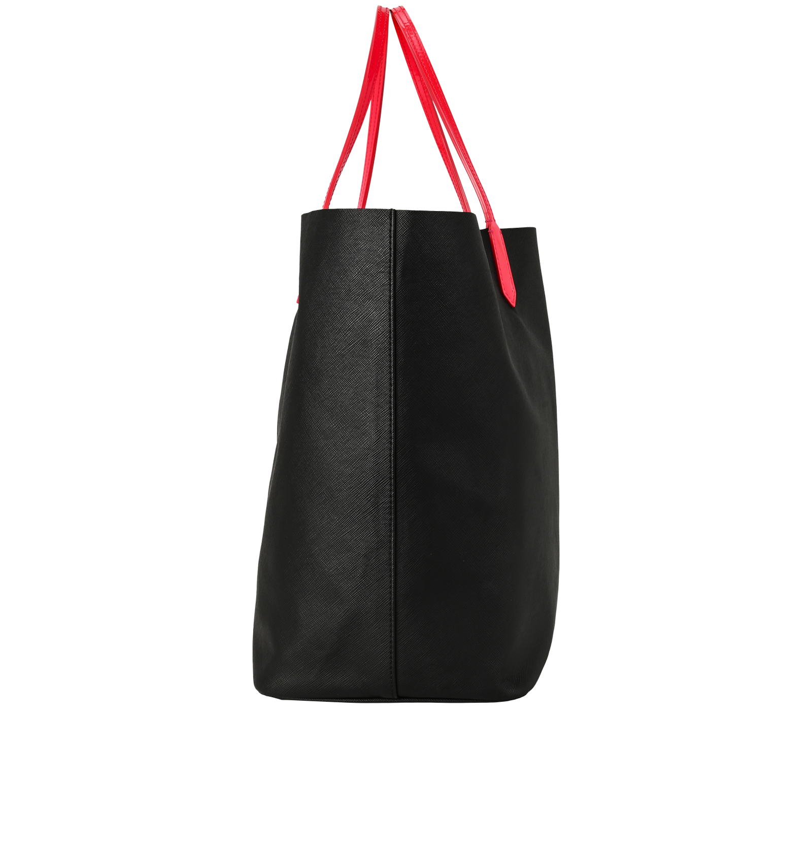 Antigona Tote, &pound;380, Handbags, Black/Pink, Leather, Bottom view